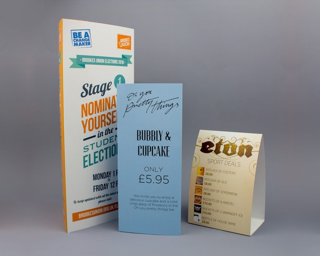 Table Tents Printing Perth