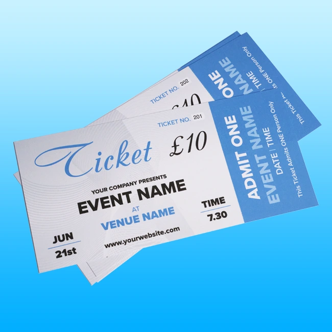 Tickets Printing Perth